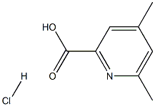 4,6-DIMETHYLPICOLINIC ACID HYDROCHLORIDE 结构式