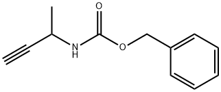 苄基丁-3-YN-2-基氨基甲酸酯 结构式