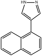 4-(萘-1-基)-1H-吡唑 结构式