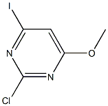 Pyrimidine, 2-chloro-4-iodo-6-methoxy- 结构式