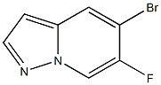 5-bromo-6-fluoropyrazolo[1,5-a]pyridine 结构式