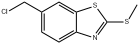 6-(Chloromethyl)-2-(methylthio)benzothiazole 结构式