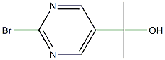 2-(2-溴-5-嘧啶基)-2-丙醇 结构式