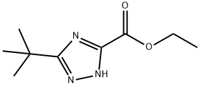 ethyl 5-tert-butyl-4H-1,2,4-triazole-3-carboxylate 结构式