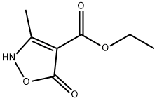 3-Methyl-5-oxo-2,5-dihydro-isoxazole-4-carboxylic acid ethyl ester 结构式