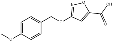 3-(4-甲氧基苯基)-5-异噁唑羧酸 结构式