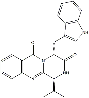 菲斯卡菌素 B 结构式