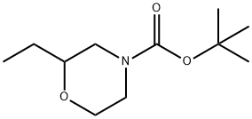 4-BOC-2-乙基吗啉 结构式