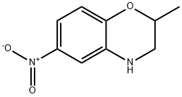 2-methyl-6-nitro-3,4-dihydro-2H-1,4-benzoxazine 结构式