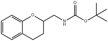 叔-丁基 (色烷-2-基甲基)氨基甲酯 结构式