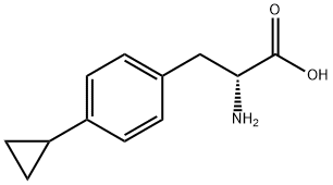 4-Cyclopropyl-D-phenylalanine HCl 结构式