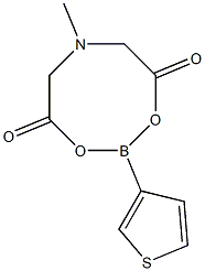 3-噻吩硼酸甲基亚氨基二乙酸酯 结构式