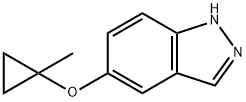 5-(1-methylcyclopropoxy)-1H-indazole 结构式