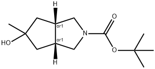 Tert-butyl(3aR,6aS)-5-hydroxy-5-methylhexahydrocyclopenta[c]pyrrole-2(1H)-carboxylate