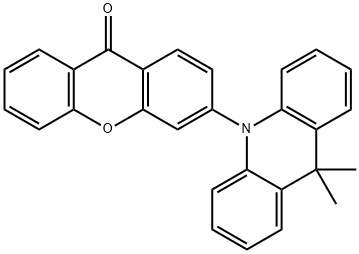 3-(9- 9-二甲基嘧啶-10(9H)-基)-9H-黄嘌呤-9-酮 结构式