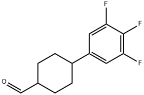 4-(3,4,5-三氟苯基)环己基甲醛 结构式