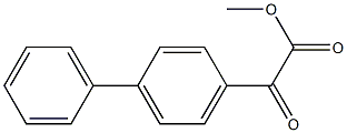 2-([1,1'-联苯]-4-基)-2-氧代乙酸甲酯 结构式