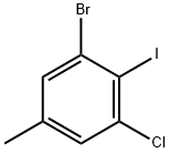 1-溴-3-氯-2-碘-5-甲基苯 结构式