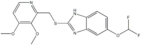 泮托拉唑硫醚 结构式