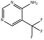 4-氨基-5-三氟甲基嘧啶 结构式