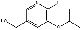 (6-氟-5-异丙氧基吡啶-3-基)甲醇 结构式