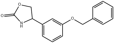 2-Oxazolidinone, 4-[3-(phenylmethoxy)phenyl]- 结构式