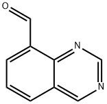 喹唑啉-8-甲醛 结构式