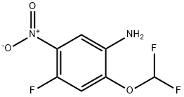 2-(2-氟甲氧基)-4-氟-5-硝基苯胺 结构式