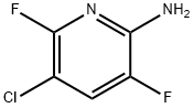 2-氨基-5-氯-3,6-二氟吡啶 结构式
