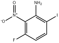 3-氟-6-碘-2硝基苯胺 结构式