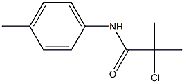 Propanamide,2-chloro-2-methyl-N-(4-methylphenyl)- 结构式