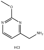 (2-Methoxypyrimidin-4-yl)methanamine dihydrochloride 结构式