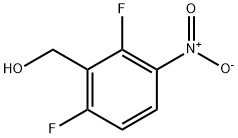 (2,6-二氟-3-硝基苯基)甲醇 结构式