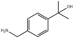 2-[4-(氨基甲基)苯基]丙-2-醇 结构式