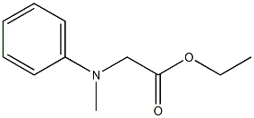 Glycine,N-methyl-N-phenyl-, ethyl ester 结构式