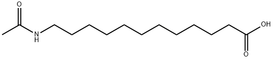 12-(acetylamino)- Dodecanoic acid 结构式