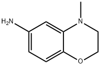 4-Methyl-3,4-dihydro-2H-benzo[1,4]oxazin-6-ylamine 结构式