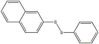 Disulfide,2-naphthalenyl phenyl 结构式