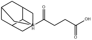 4-(2-adamantylamino)-4-oxobutanoic acid 结构式