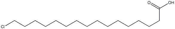 Hexadecanoic acid, 16-chloro- 结构式