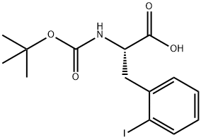 CBZ-DL-2-碘苯丙氨酸 结构式