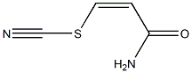 Thiocyanic acid,3-amino-3-oxo-1-propenyl ester, (Z)- (9CI) 结构式