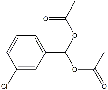 Methanediol, (3-chlorophenyl)-, diacetate 结构式