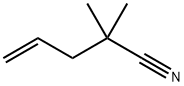 4-Pentenenitrile,2,2-dimethyl- 结构式