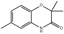 2,2,6-三甲基-2H-苯并[B][1,4]噁嗪-3(4H)-酮 结构式