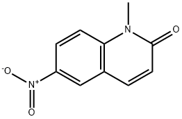 1-甲基-6-硝基喹啉-2(1H)-酮 结构式