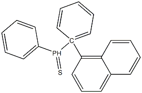 Phosphine sulfide,1-naphthalenyldiphenyl- 结构式