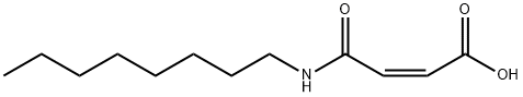 2-Butenoic acid,4-(octylamino)-4-oxo-, (2Z)- 结构式