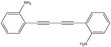 2-[4-(2-AMINOPHENYL)BUTA-1,3-DIYNYL]ANILINE 结构式