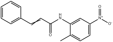 N-(2-methyl-5-nitrophenyl)-3-phenylacrylamide 结构式